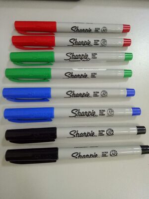 美国三福Sharpie 37000系列 油性记号笔 工业无尘记号笔 0.5mm