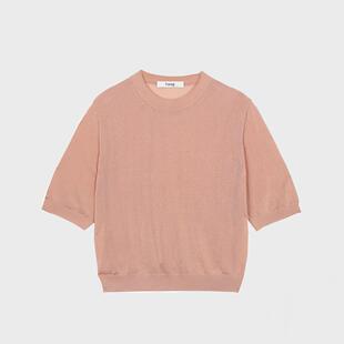 女士夏季 韩国正品 基础针织衫 knit pure haag直营