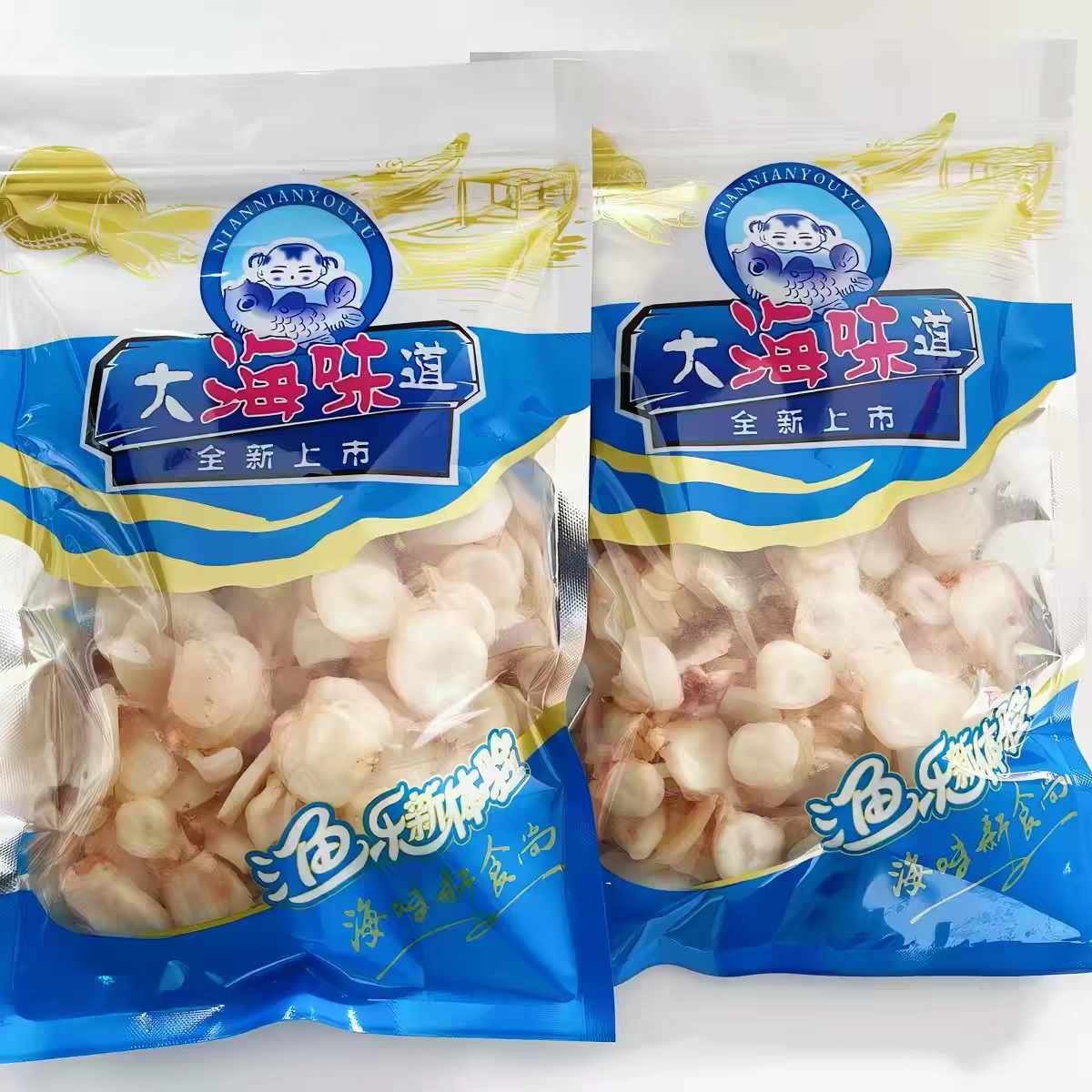 鱿鱼足片即食零食特产海味章鱼足小吃大连烤鱿鱼干片丝干货海鲜