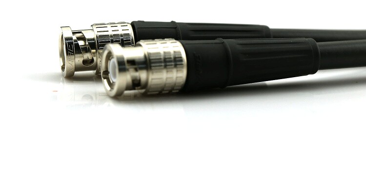 佳耐美50欧姆L-5DFB同轴无线话筒天线延长馈线canare 50欧BNC头