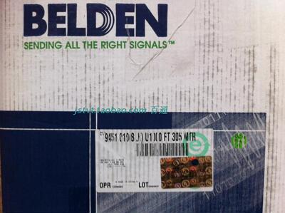 全新BELDEN 百通9451易脱模Beldfoil铝箔绞合导体双芯音频信号线