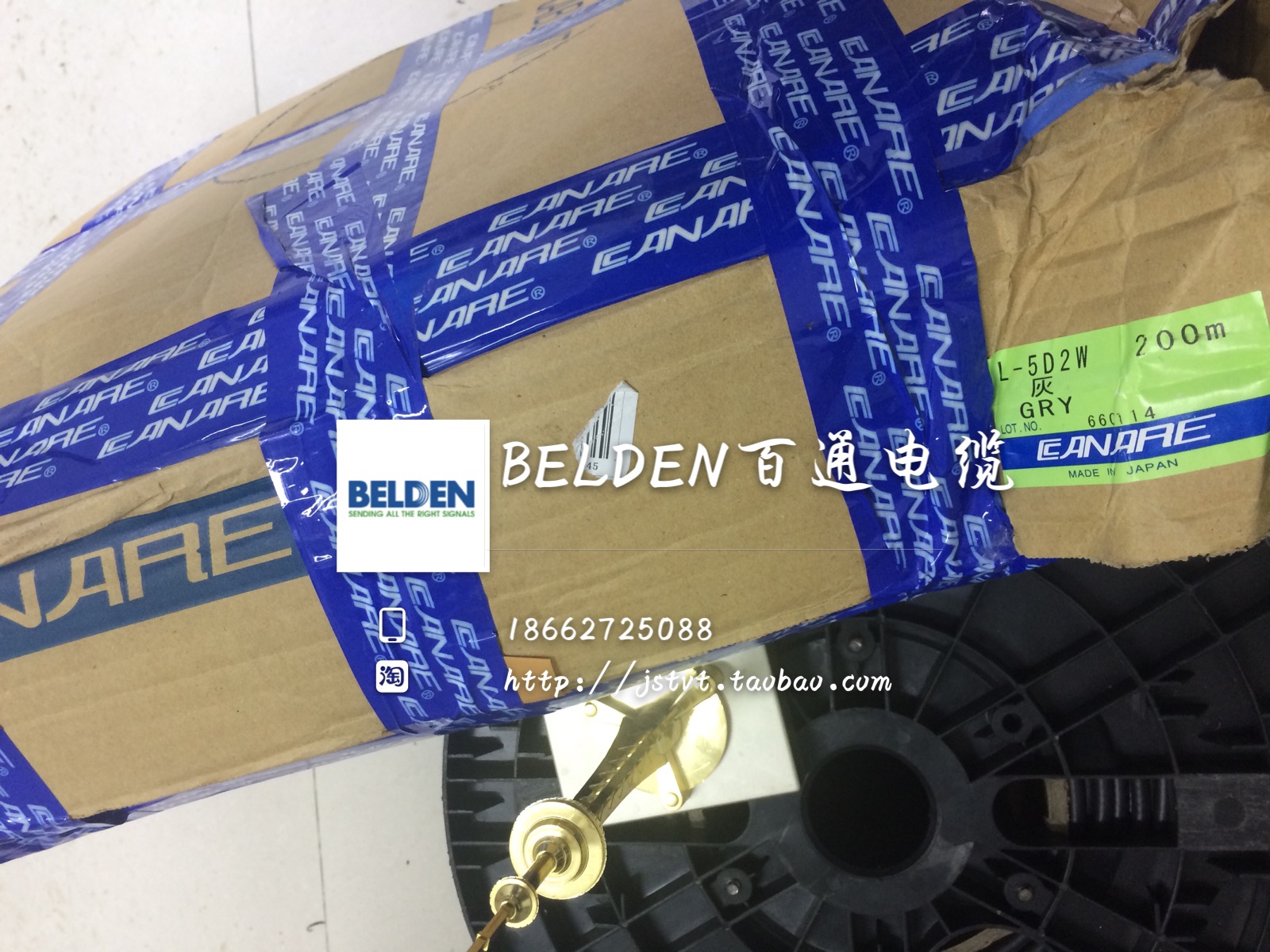 -5日本进口CANARE佳耐美L-5D2W同轴50欧电缆低损耗