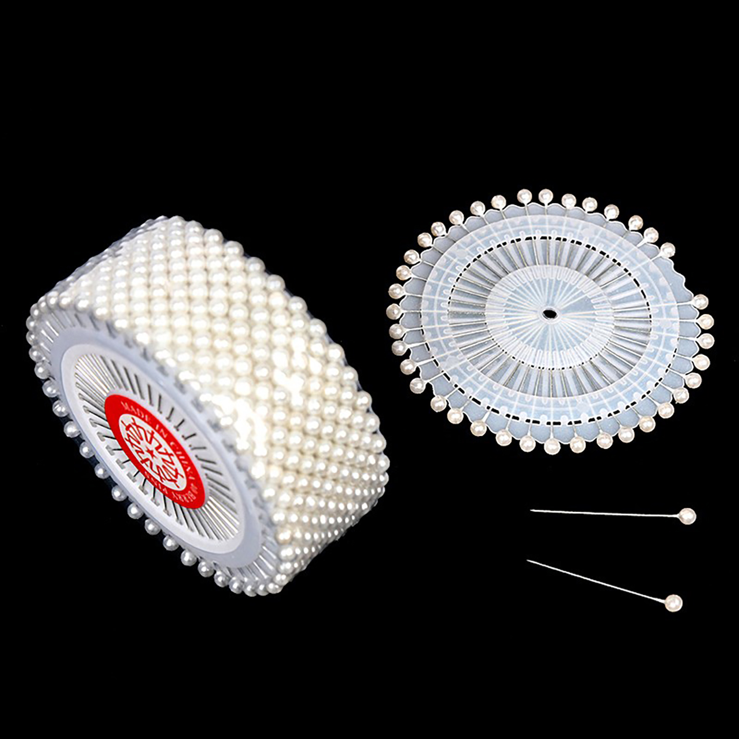 白色珠针饰品定位固定针