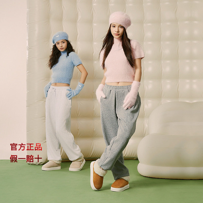 朴西奶酪卷麂皮绒情侣户外雪地靴女包跟冬季厚底加绒保暖靴子棉鞋,女鞋,棉鞋,淘宝优惠券,粉丝福利购,淘宝优惠卷