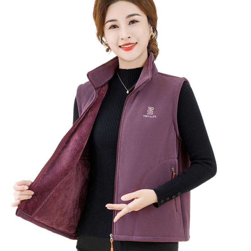 派米侠中年妈妈加绒马甲