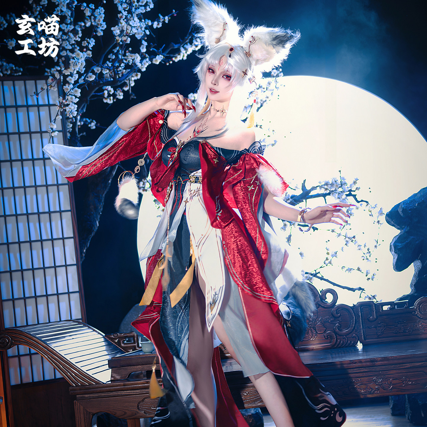 玄喵工坊鸣潮心月狐cos服二次元女装游戏cosplay预售
