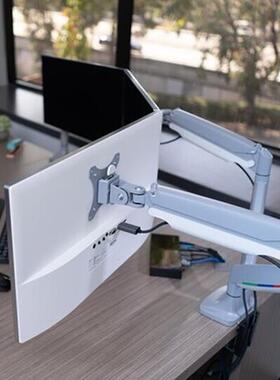 Kensington肯辛通K55470单屏双屏气动显示器支架旋转电脑架桌面架