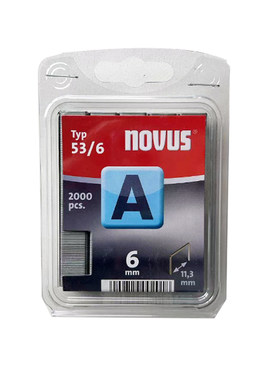 NOVUS罗福斯53F/6A枪钉宽11.3mm射钉枪耗材2000枚/盒宽钉针脚6mm