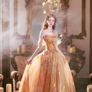 出租设计师品牌ST·WHITE原创正版 礼服富贵优雅 戏梦千金