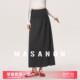 孕期托腹裙下半裙小个子春季 长款 春装 MASANON孕妇半身裙2026新款