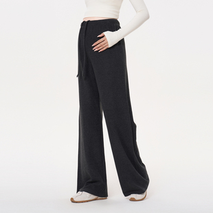 加厚糯米裤 冬装 子秋外穿孕期不勒肚子休闲阔腿长裤 MASANON孕妇裤