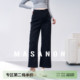 无托腹小个子九分春夏装 孕妇裤 2026新款 烟管阔腿牛仔裤 外穿 子春季