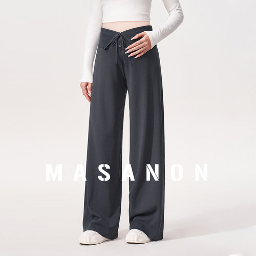 MASANON孕妇不勒肚子阔腿裤外穿