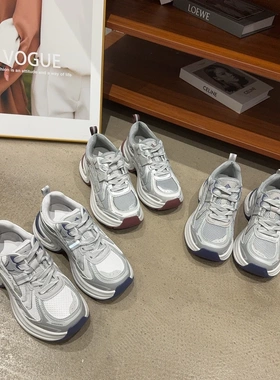 9666-6网红潮流老爹鞋网面鞋子时尚ins女鞋韩版秋季厚底