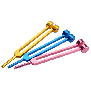 天艺专业音叉采耳工具四川成都耳震子响铗杨波款金粉蓝色无齿音叉