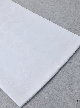 特惠瑕疵全涤提花布亚麻色叶草绿色深棕 幅宽3米 cosplay汉服布料