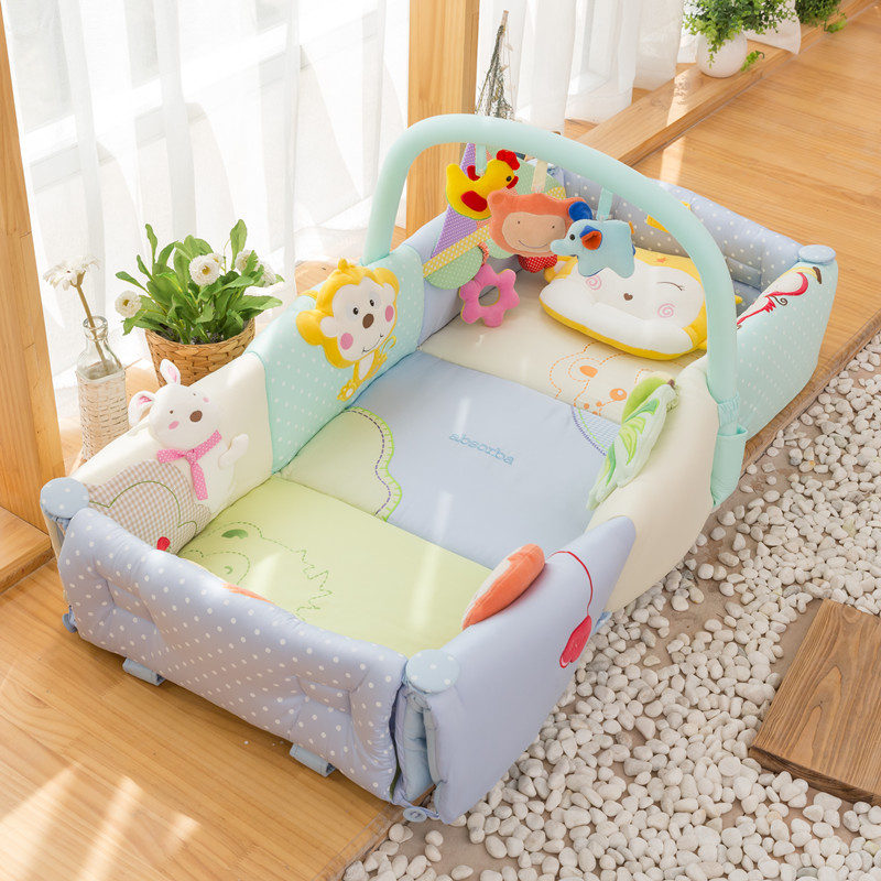 出口韩国便携式婴儿床中床宝宝bb床睡床可折