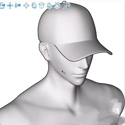 CSP3d模型帅气男头像3d模型有帽无帽两种3d素体clip文件