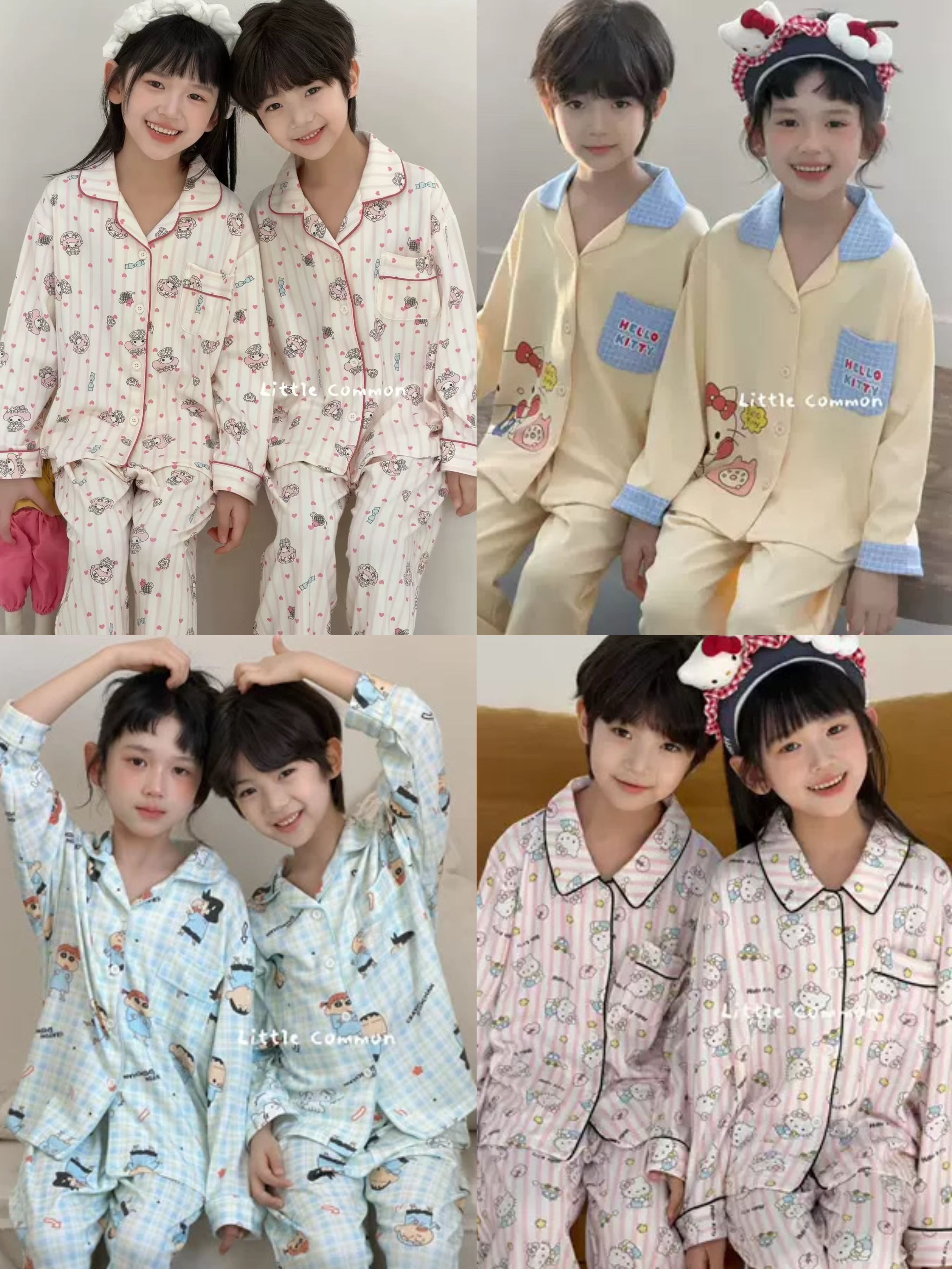 韩国潮牌童装男女童家居服26秋冬季新款儿童宽松休闲睡衣亲子潮范