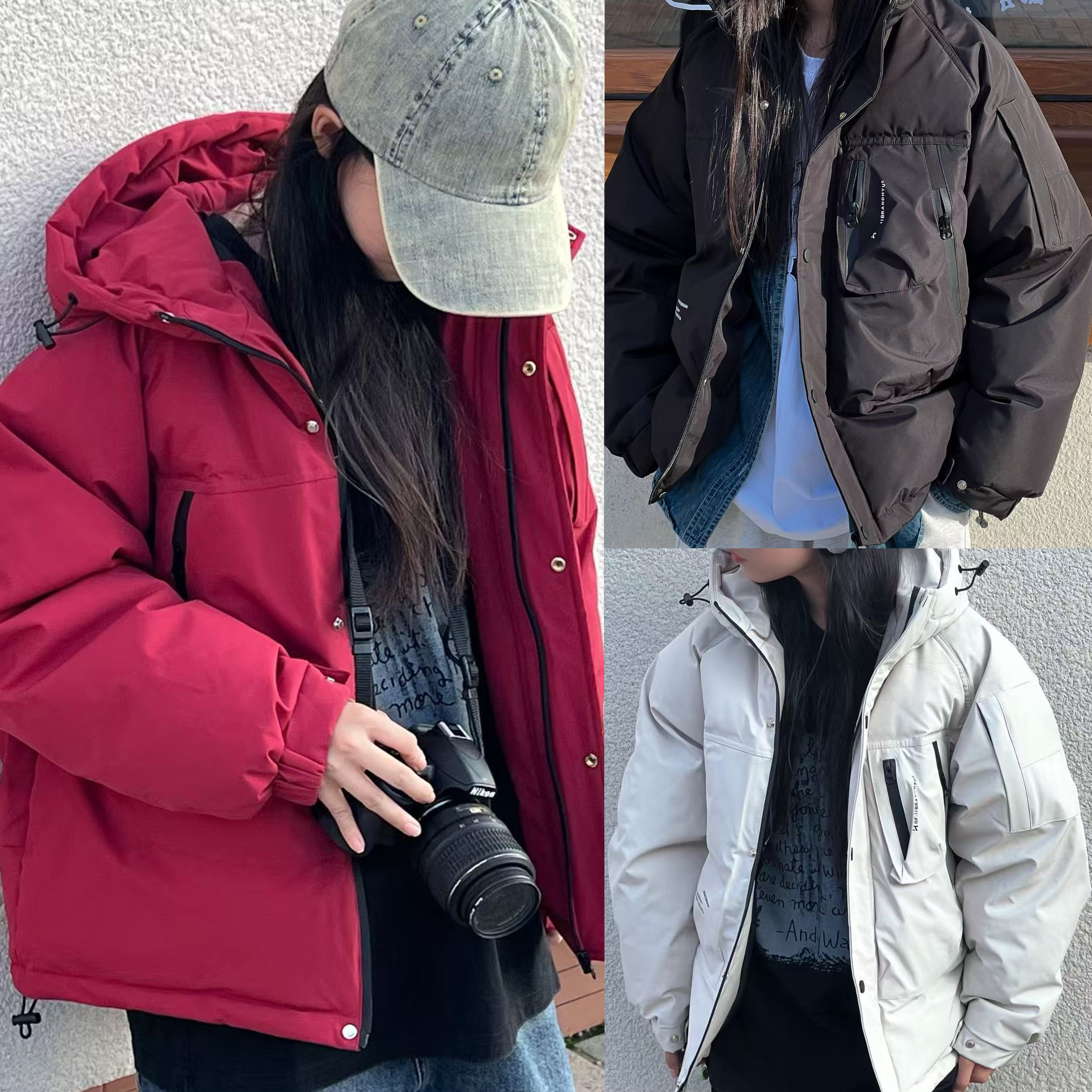波拉韩国童装男女童羽绒服2025秋冬季新款儿童宽松休闲外套亲子潮
