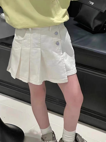 女童牛仔短裙儿童半身裙洋气裙裤