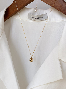 ops高级感气质金色14k美国珍珠