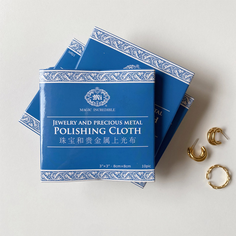 实用！美国14k包金925保养擦银布