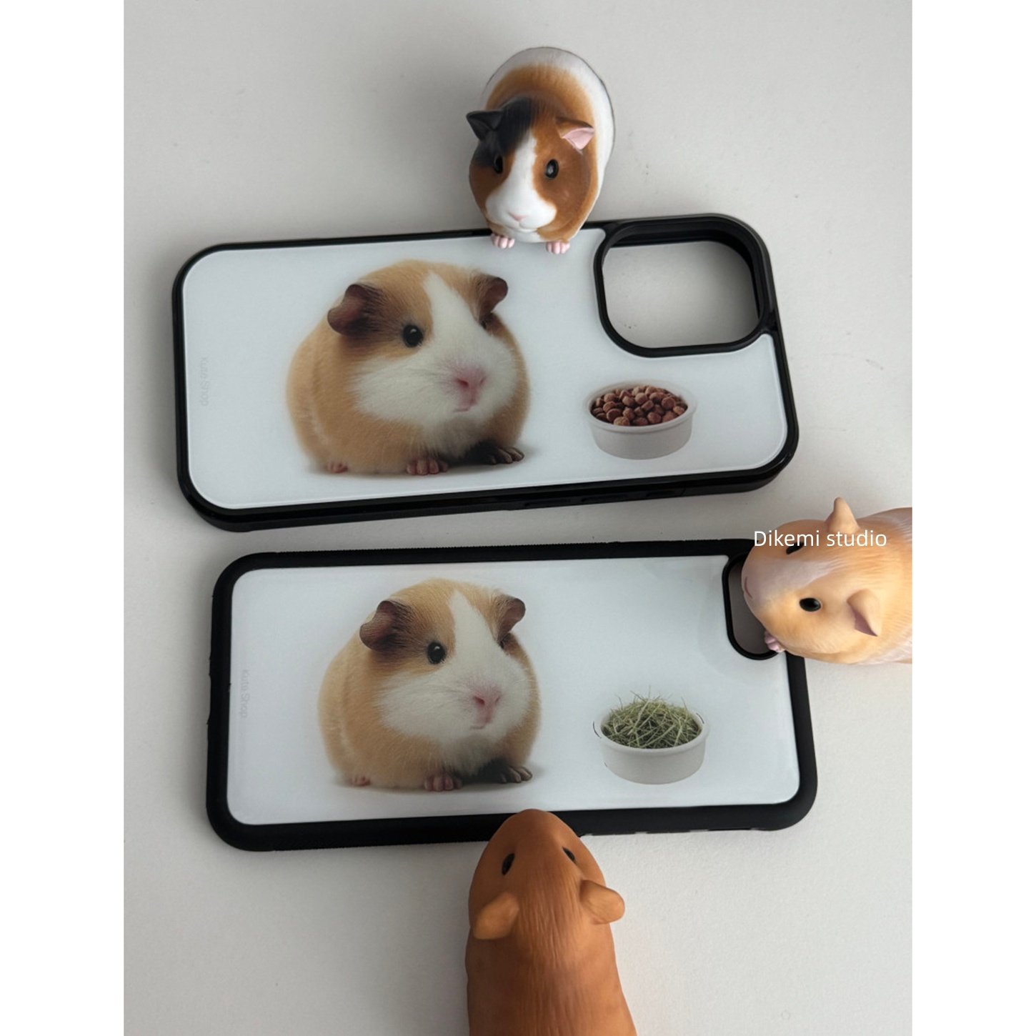 韩系ins小众欧尼同款可爱吃草豚鼠黑边手机壳适用iphone17promax苹果16promax/15/14/13手机保护套个性,3C数码配件,手机保护套/壳,淘宝优惠券,粉丝福利购,淘宝优惠卷