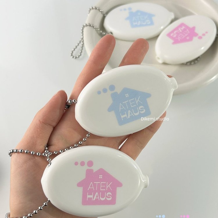 日韩小众可爱小房子印花包挂件门禁卡收纳袋户外零钱包个性钥匙扣,节庆用品/礼品,创意零钱包,淘宝优惠券,粉丝福利购,淘宝优惠卷