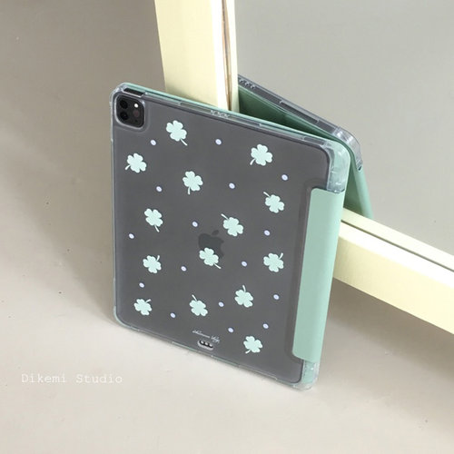 小众清新幸运四叶草ipad11保护套