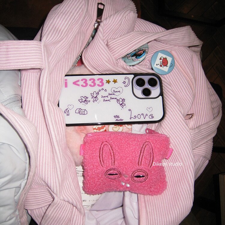 ins小众天使爱心苹果17pro手机壳