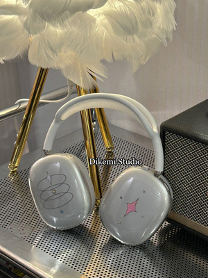 苹果airpodsmax软胶ins甜酷星光