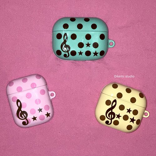 艺术波点音符airpods4菲林耳机套
