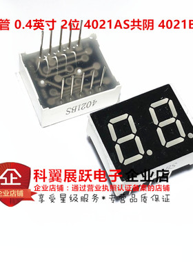 0.4英寸 2位数码管 二位 LED高亮红色光 4201AS 共阴 4201BS 共阳