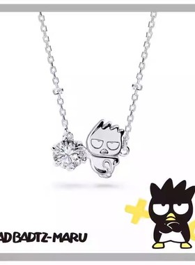 BADBADTZ系列-酷企鹅莫桑石单锆石戒指男女同款七夕节礼物可爱ins