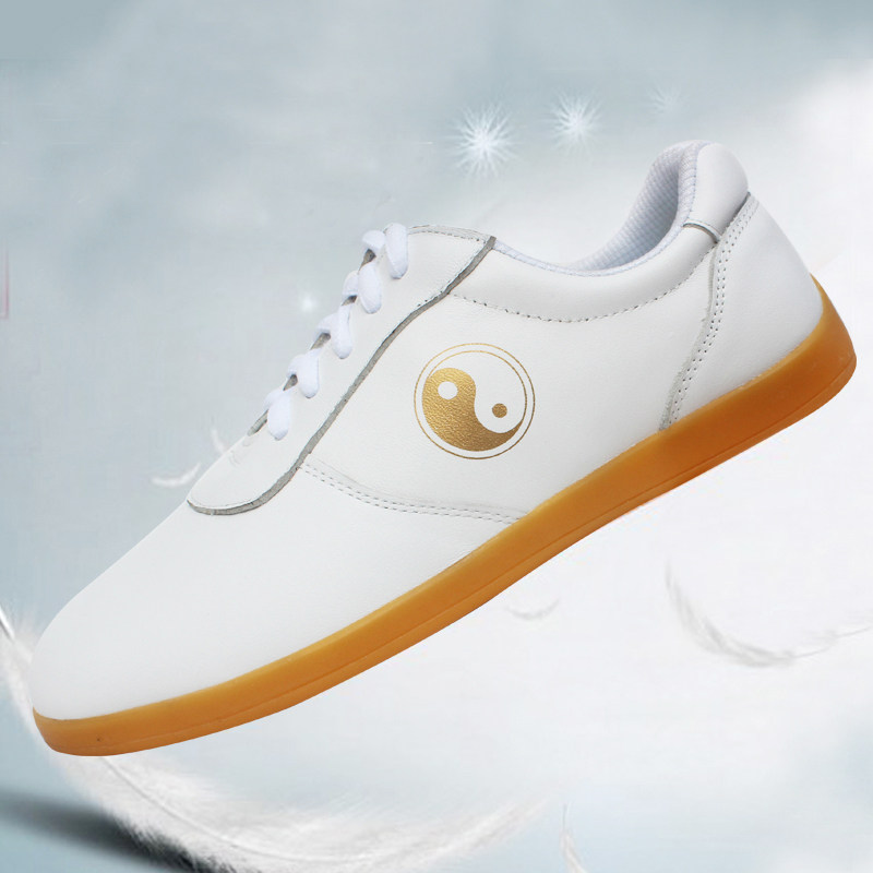 乔尚太极鞋武术鞋软牛皮加厚牛筋底功夫鞋练功鞋柔软舒适养脚