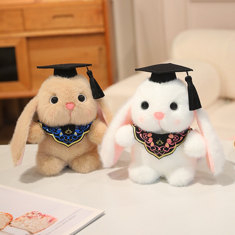 可爱博士兔玩偶毛绒玩具兔子玩偶学生毕业季礼物送女生纪念小礼物