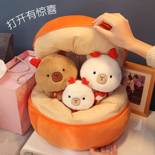 【正品】创意卡皮巴拉玩偶礼物