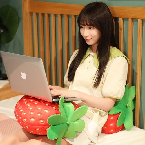 Реалистичная милая кукла, клубника, диван, детская подушка для сна, плюшевая игрушка, подарок на день рождения