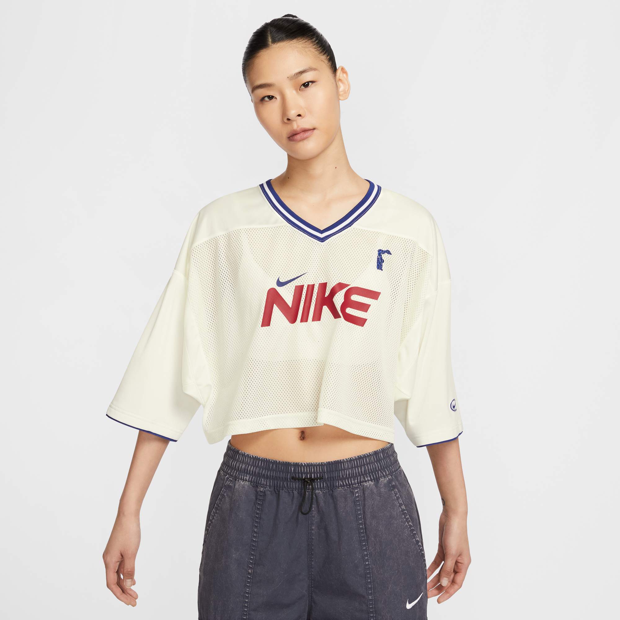 Nike耐克官方女子短袖上衣夏季新款KYOKA同款街舞美式复古HF6288