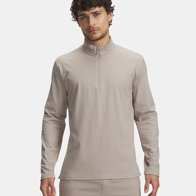 UA安德玛Meridian男子训练运动半拉链弹性休闲长袖T恤1387905-203