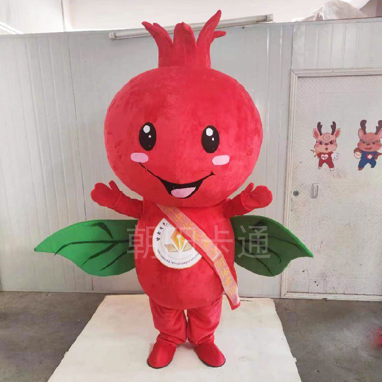 石榴人偶服装水果橙子西瓜卡通玩偶服柠檬服樱桃成人行走道具定制