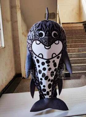 cosplay鲨鱼动漫成人表演出服饰