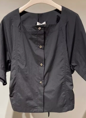 潮流直邮  韩国 SJSJ 24年夏  新款精美短袖衬衫 SJ2E3-WBL673W