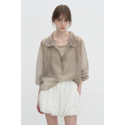 潮流直邮 韩国百货 SJSJ 26年春季  休闲衬衫 SJ2G3-WTOE28W