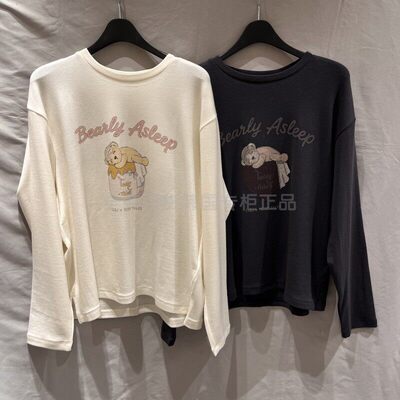 潮流直邮 韩国SJSJ代购 2025冬 休闲圆领T恤 SJ2FB-TTOQ90W