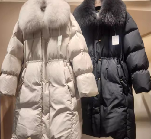 潮流直邮 韩国SJSJ 专柜 2025年冬气质长羽绒服SJ2FB-QOT133W