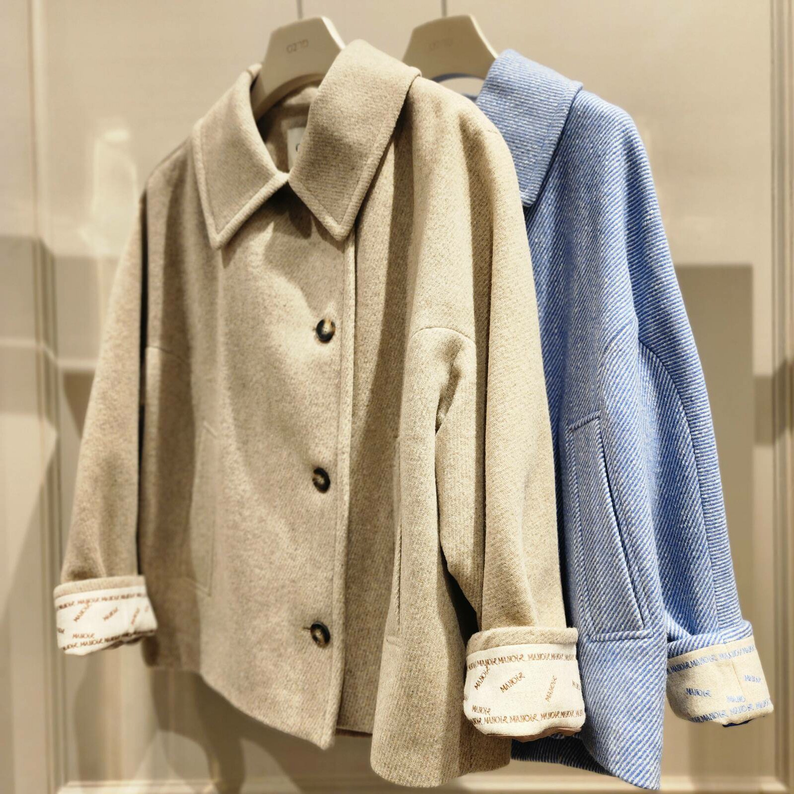 潮流直邮  韩国O'2nd 奥蔻24冬   时尚羊绒外套O22EBWOT291W