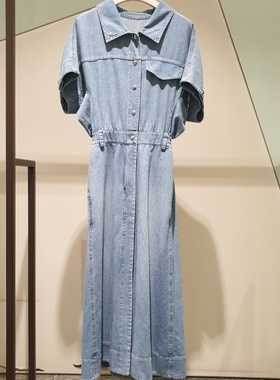 潮流直邮 SJSJ 韩国代购 24夏 时尚牛仔连衣裙 SJ2E4-NOP437W