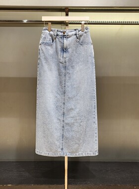 潮流直邮 韩国O'2nd 奥蔻 26春 牛仔半身裙O22G3NSC981W